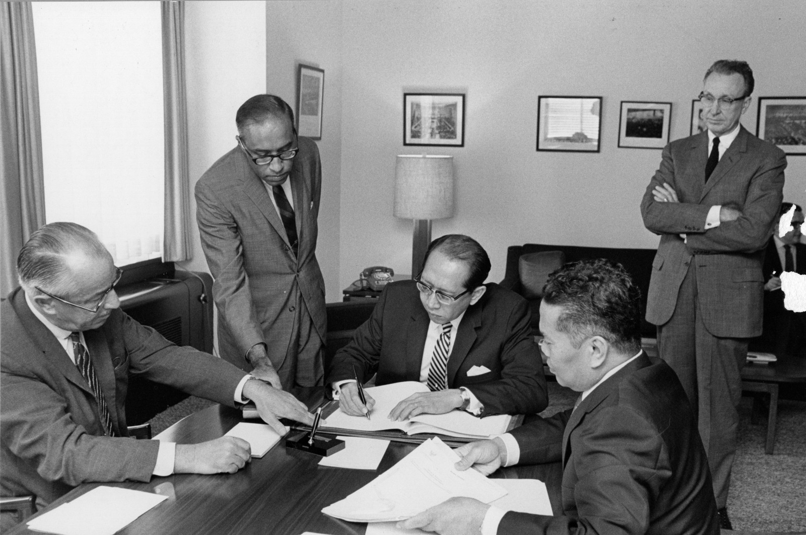 First syndicated deal